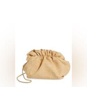 Loeffler Randall Willow Mini Clutch in Raffia